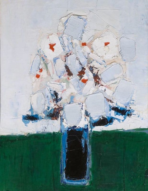 Nicolas De Stael Fleurs Dans Un Vase Bleu 1953
