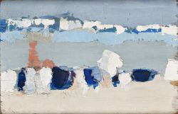 Peinture sur toile de Nicolas De Stael Le Lavandou 1952 reproduction peinte à la main