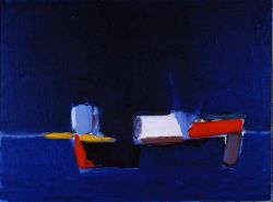 Nicolas De Stael Marine reproduction peinte à la main