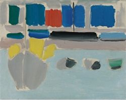 Peinture sur toile de Nicolas De Stael Marine 1954 reproduction peinte à la main
