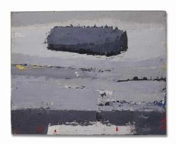 Peinture sur toile de Nicolas De Stael Paysage Au Nuage reproduction peinte à la main