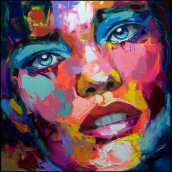 Peinture sur toile de Nielly 828 reproduction peinte à la main