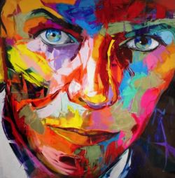 Peinture sur toile de Nielly Bowie Version 2 reproduction peinte à la main