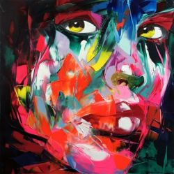 Peinture sur toile de Nielly Rabiaa reproduction peinte à la main