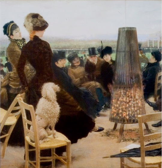 Nittis Les Courses Au Bois De Boulogne - Panneau Central