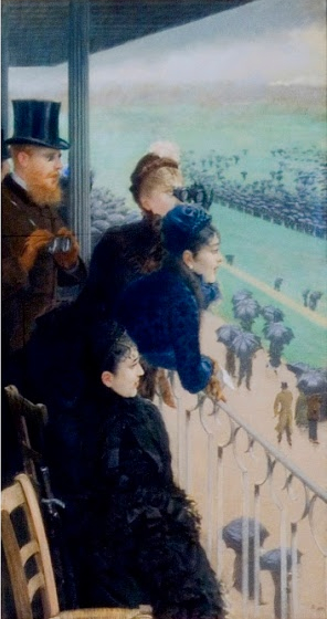 Nittis Les Courses Au Bois De Boulogne - Panneau Droit
