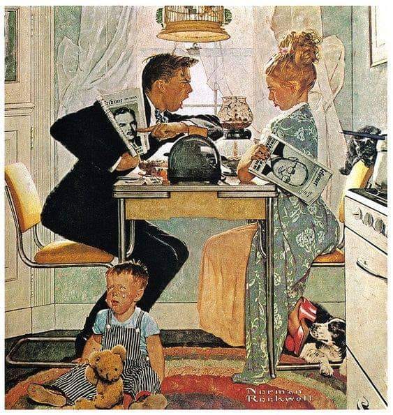 Norman Rockwell The Obvious Choice Dewey Vs. Truman 1948