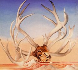 Peinture sur toile de O'Keeffe, À distance, de près - 1938 reproduction peinte à la main