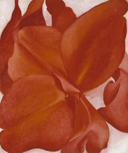 O'Keeffe, Cannas rouge 2 reproduction peinte à la main