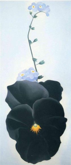 O'Keeffe, Pensée reproduction peinte à la main
