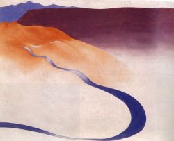 Okeeffe Road To The Ranch reproduction peinte à la main