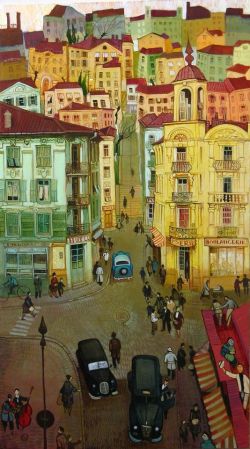 Otar Imerlishvili Old Monaco reproduction peinte à la main