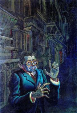 Otto Dix Portrait Du Peintre Adolf Uzarski 1923 reproduction peinte à la main