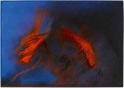 Otto Piene Light Rain 1976 reproduction peinte à la main
