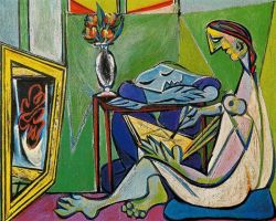 Peinture sur toile de Pablo Picasso A Muse 1935 reproduction peinte à la main