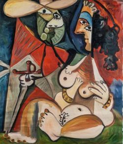 Peinture sur toile de Pablo Picasso Cubist Nude Portrait reproduction peinte à la main