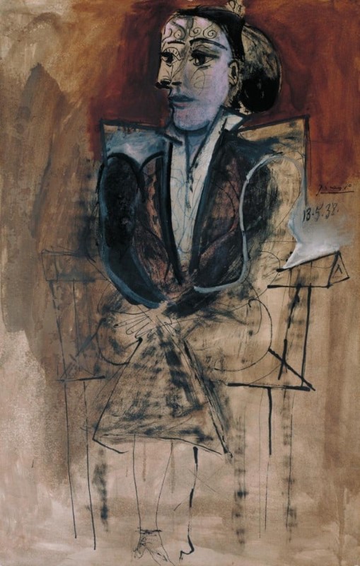 Pablo Picasso, Dora Maar Seated - Dora Maar Assise 1938