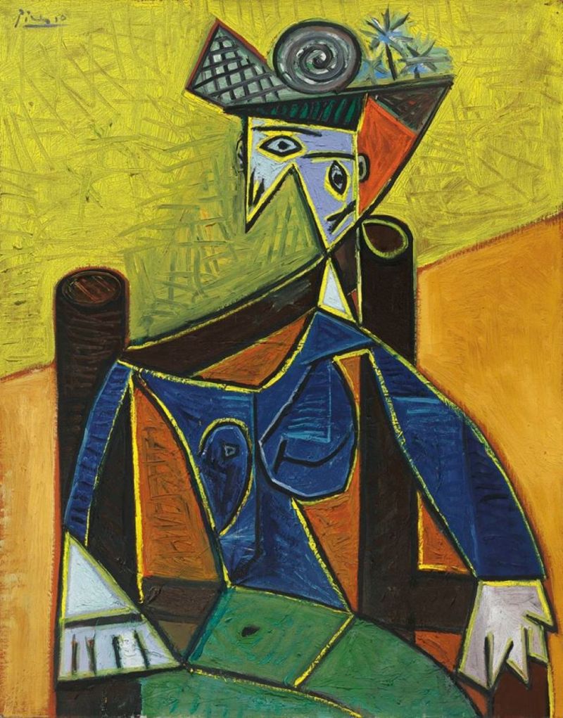 Pablo Picasso Femme Assise Dans Un Fauteuil 1941