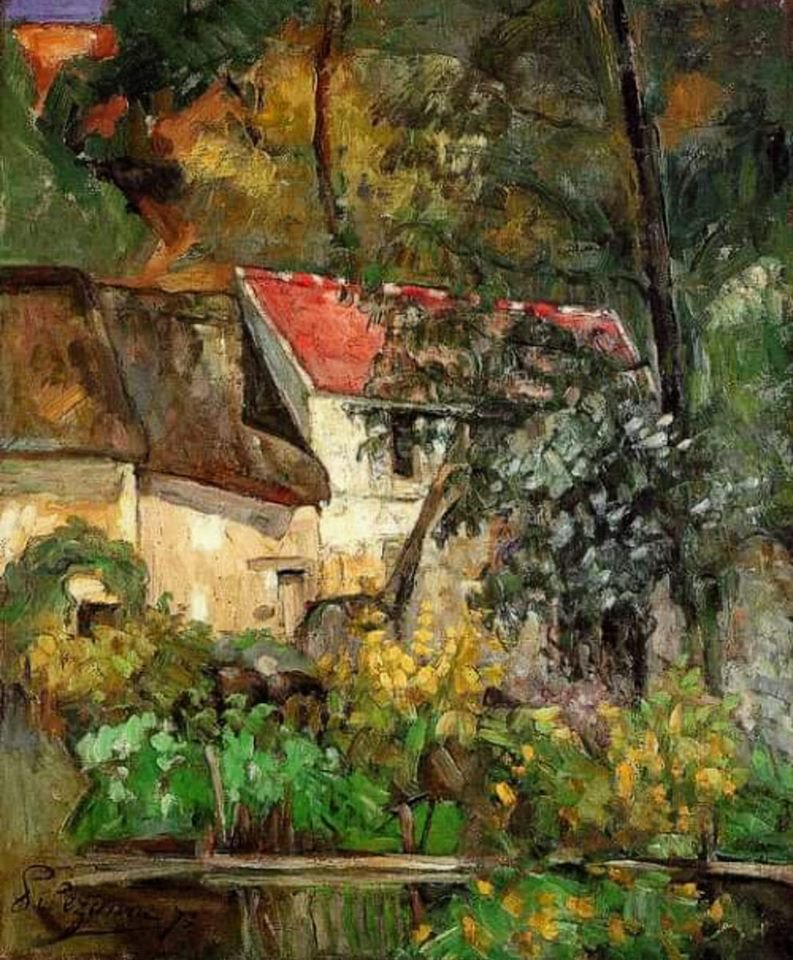 Paul Cezanne La Maison Du Pere Lacroix 1873