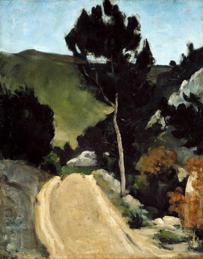 Paul Cezanne La Route Tournante En Provence C. 1866
