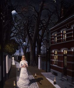 Peinture sur toile de Paul Delvaux All The Lights reproduction peinte à la main