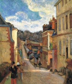 Peinture sur toile de Paul Gauguin Rue Jouvenet In Rouen 1884 reproduction peinte à la main