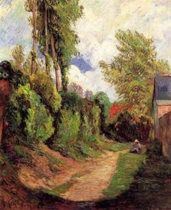Peinture sur toile de Paul Gauguin Sunken Lane 1884 reproduction peinte à la main