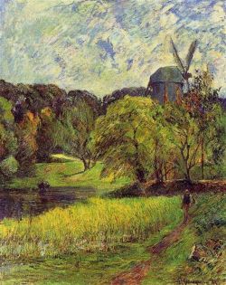 Peinture sur toile de Paul Gauguin, The Queen's Mill, 1881 reproduction peinte à la main