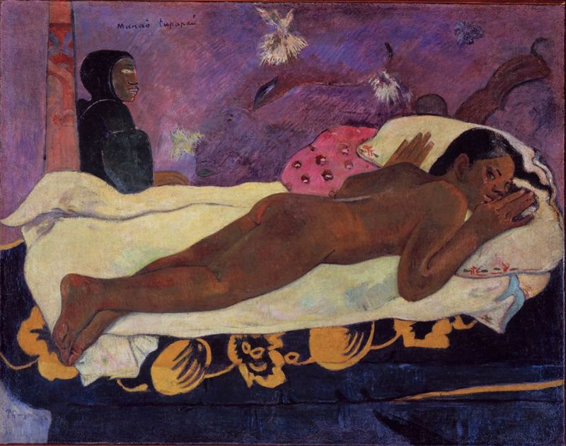 Paul Gauguin The Spirit Of The Dead Keeps Watch Manao Tupapau - 1892
