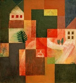 Peinture sur toile de Paul Klee. Choral Und Landschaft 1921 reproduction peinte à la main
