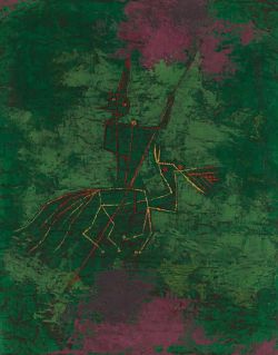 Peinture sur toile de Paul Klee, Broken Rider - 1929 reproduction peinte à la main