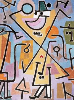 Peinture sur toile de Paul Klee Caprice In February - 1938 reproduction peinte à la main