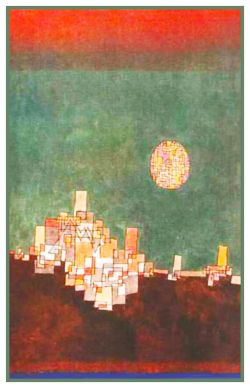 Peinture sur toile de Paul Klee Chosen Site reproduction peinte à la main