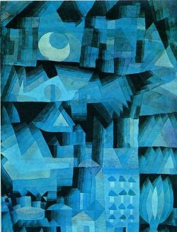 Peinture sur toile de Paul Klee, Crystal Gradation reproduction peinte à la main