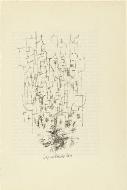 Peinture sur toile de Paul Klee, Death for the idea reproduction peinte à la main
