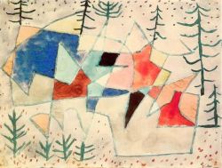Peinture sur toile de Paul Klee Edelklippe 1933 reproduction peinte à la main