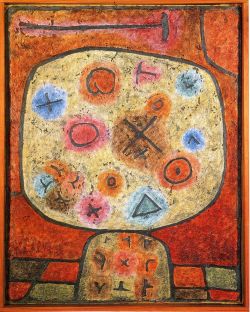 Peinture sur toile de Paul Klee, Flowers in Stone reproduction peinte à la main