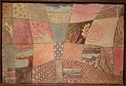Peinture sur toile de Paul Klee, Gartenrhythmus, 1932 reproduction peinte à la main