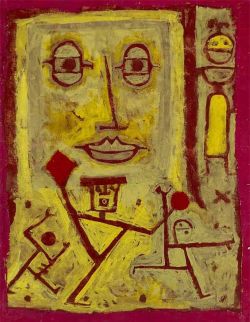 Peinture sur toile de Paul Klee, God of War - 1937 reproduction peinte à la main