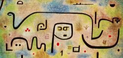 Peinture sur toile de Paul Klee, Insula Dulcamara reproduction peinte à la main