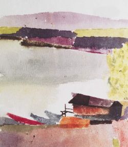 Peinture sur toile de Paul Klee, Kleiner Hafen 1914 reproduction peinte à la main