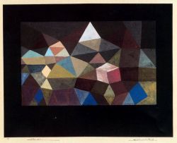 Peinture sur toile de Paul Klee, Kristallinische Landschaft, 1929 reproduction peinte à la main