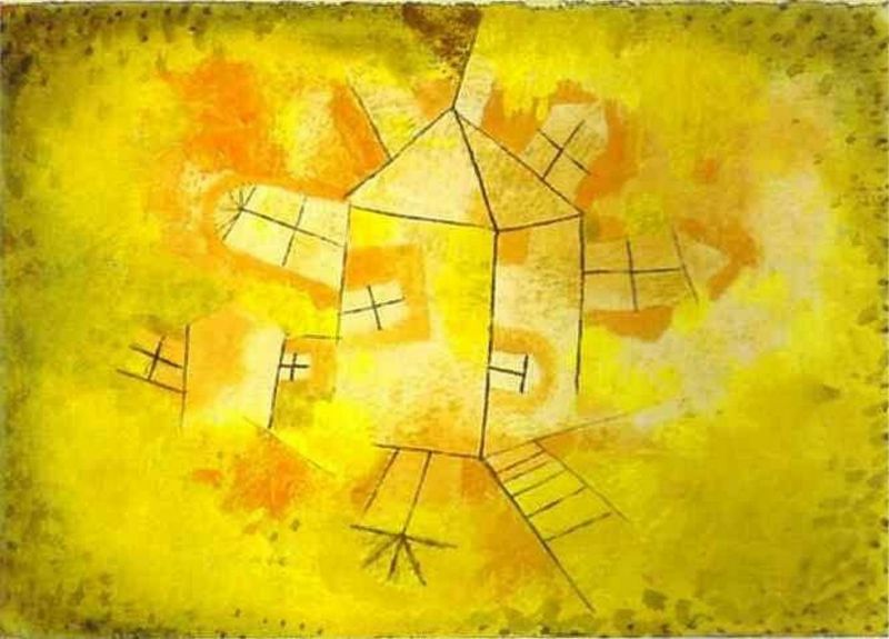 Paul Klee, La casa giratoria - 1921