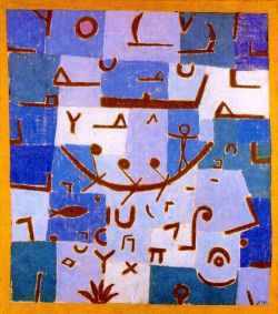 Peinture sur toile de Paul Klee, Legend of the Nile reproduction peinte à la main