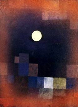 Peinture sur toile de Paul Klee, Mondaufgang, 1925 reproduction peinte à la main