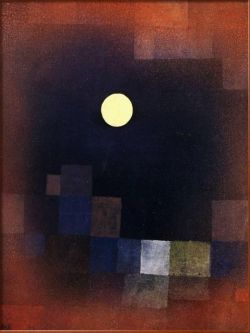 Peinture sur toile de Paul Klee Moonrise 1925 reproduction peinte à la main