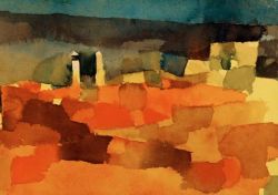 Peinture sur toile de Paul Klee On A Sketch From Sid Bu Said reproduction peinte à la main