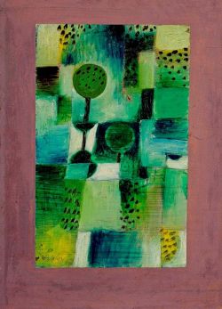 Peinture sur toile de Paul Klee, Parkbild bei Regen, 1920 reproduction peinte à la main