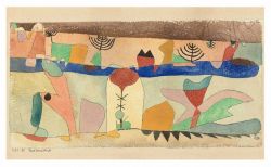 Peinture sur toile de Paul Klee, ​Parkland - 1920 reproduction peinte à la main