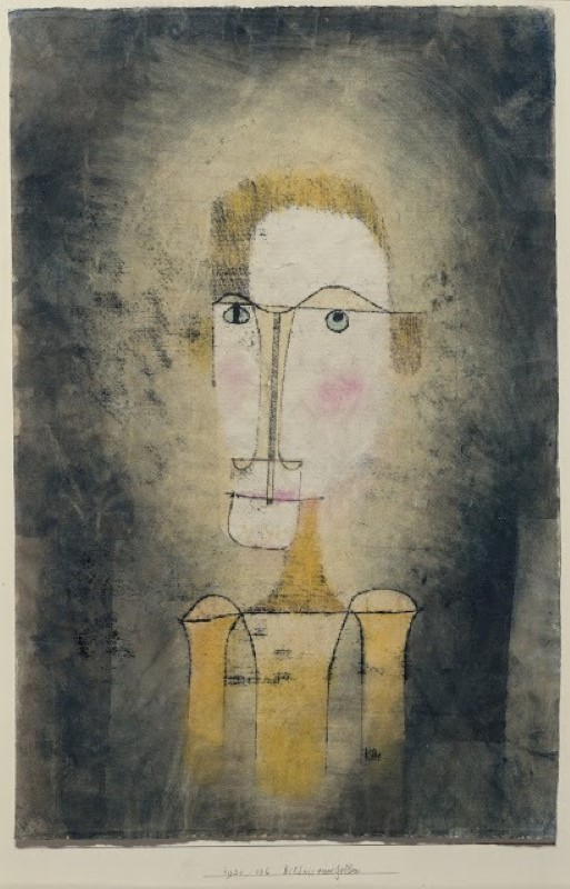 Paul Klee, Portrait Of A Yellow Man 1921